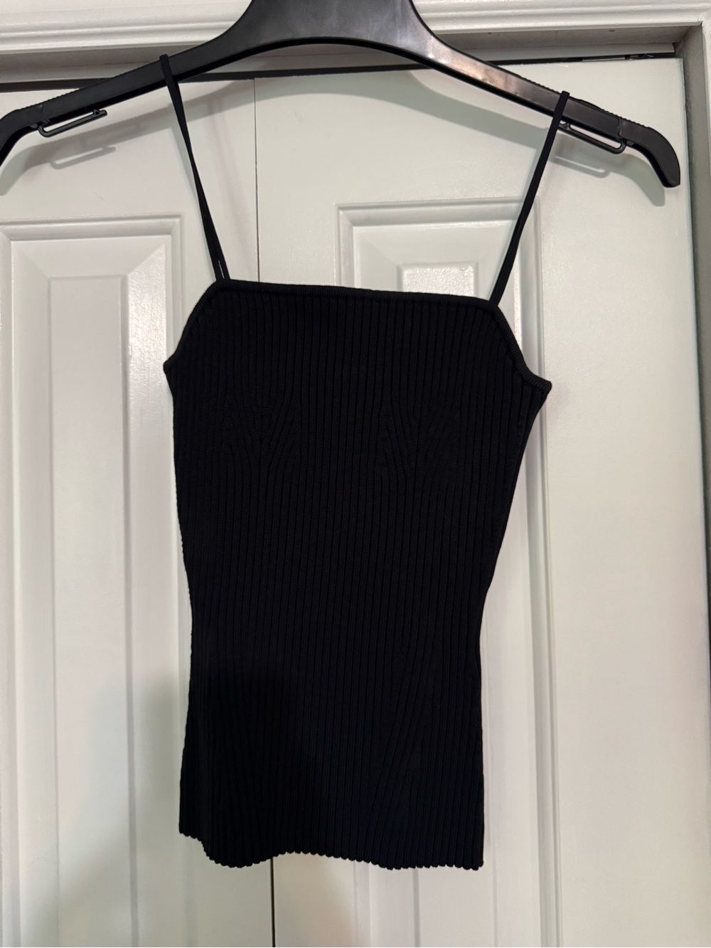 Enza Costa Ribbed Tube Top - Black